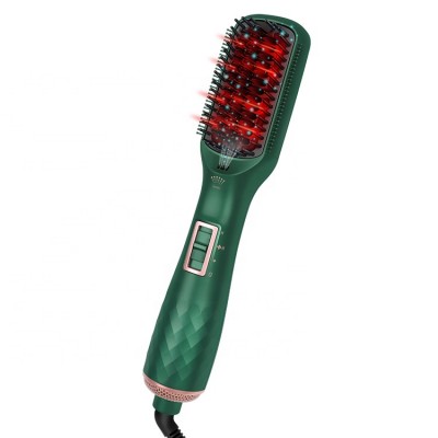 Link Beauty cepillo 3 en 1 blow dryer brush hair straightening comb infrared Volume Styling hair brush